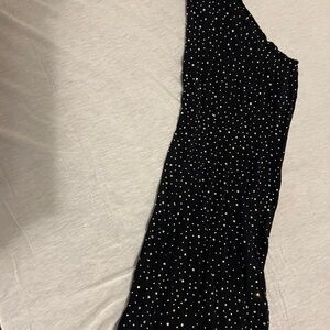 Elegant Black One Shoulder Dress